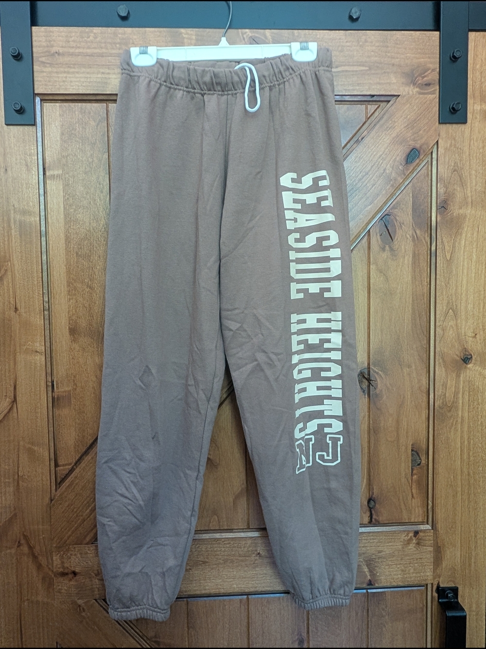 Women's Brown Graphic Sweatpants - Unknown Brand Size S